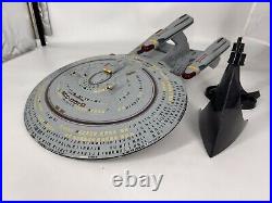 Star Trek Next Generation Enterprise NCC-1701-D All Good Things Open Box Read