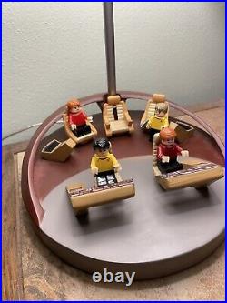 Star Trek Next Generation TNG Table Lamp Enterprise Bridge Lego Mini Figures