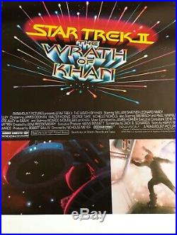 Star Trek Original 22x28 Half Sheet Movie Poster Lot + Bonus Mini Sheet 79,82,84