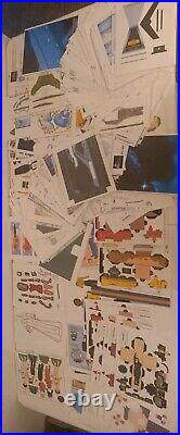 Star Trek Paper Crafts Large Lot 5 Binders People Star Fleet Bridge Cubes More