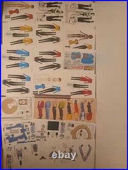 Star Trek Paper Crafts Large Lot 5 Binders People Star Fleet Bridge Cubes More