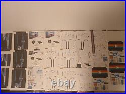 Star Trek Paper Crafts Large Lot 5 Binders People Star Fleet Bridge Cubes More