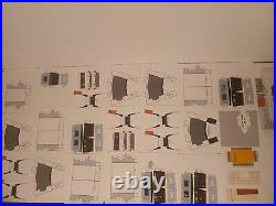 Star Trek Paper Crafts Large Lot 5 Binders People Star Fleet Bridge Cubes More