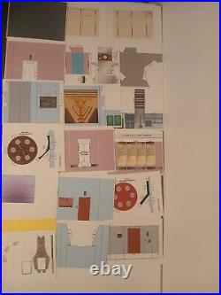 Star Trek Paper Crafts Large Lot 5 Binders People Star Fleet Bridge Cubes More