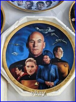 Star Trek Plate Collection Limited Edition withCertificate of Authenticity 7-LOTS