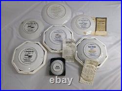 Star Trek Plate Collection Limited Edition withCertificate of Authenticity 7-LOTS