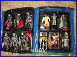 Star Trek Playmates Action Figures Huge Lot of 70 and Collector Cases plus more
