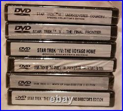 Star Trek Set Of 6 Movies On DVD With Original Cast William Shatner. All Sealed