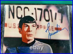 Star Trek Spock/Leonard Nimoy Autograph Plaque 12x15
