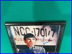 Star Trek Spock/Leonard Nimoy Autograph Plaque 12x15