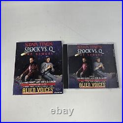 Star Trek Spock Vs. Q The Sequel CD Autographed Leonard Nemoy & John De Lancie