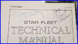 Star Trek Star Fleet Technical Manual 1st Printing 1975 Signed Gene Roddenberry