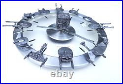 Star Trek Starships and Fighters Wall Clock Sterling & Nobles- Tested Works