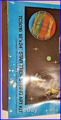 Star Trek String Art Kit Thread Open Door 1978 USS Enterprise Original RARE