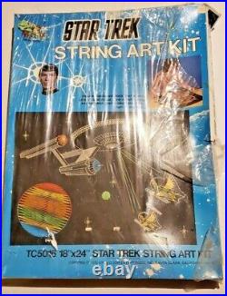 Star Trek String Art Kit Thread Open Door 1978 USS Enterprise Original RARE
