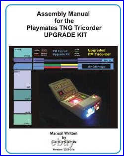 Star Trek TNG Playmates Science Tricorder Upgrade Electronics Kit + Bonus