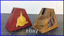 Star Trek TNG Roddenberry Klingon Knife Mek'leth Prop Custom Stand