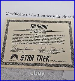 Star Trek Talosian Bust 968 Of 7500 13 High Illusive Concepts Rare With COA