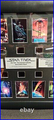 Star Trek The Cinematic Collection Special Edition Filmcell 19.5 X 19