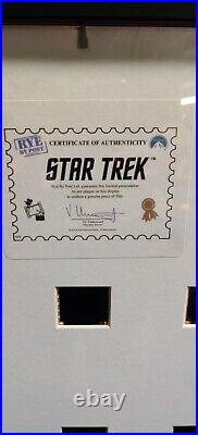 Star Trek The Cinematic Collection Special Edition Filmcell 19.5 X 19