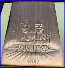 Star Trek The Motion Picture 1.1 oz. 9999% Fine Silver Ingot Paramount Pictures