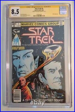 Star Trek The Motion Picture #1 Newsstand CGC SS William Shatner, Marvel 1980