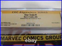 Star Trek The Motion Picture #1 Newsstand CGC SS William Shatner, Marvel 1980