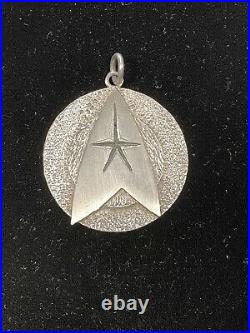 Star Trek The Motion Picture 1977-78 Sterling Silver Pendant CREW GIFT