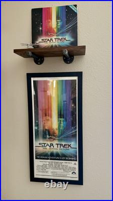 Star Trek The Motion Picture 1979 AU Daybill Poster, Custom UV Frame, Laserdisc