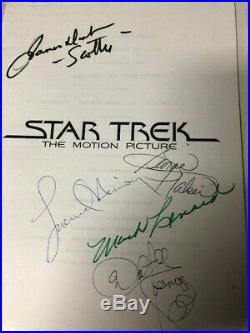 Star Trek The Motion Picture (1979) Press kit withPhotos Slides Etc 5 Cast-Signed