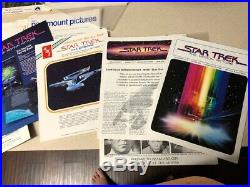 Star Trek The Motion Picture (1979) Press kit withPhotos Slides Etc 5 Cast-Signed