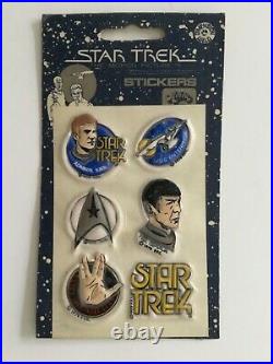Star Trek The Motion Picture 1979 Raised 3d Stickers Sealed On Card