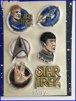 Star Trek The Motion Picture 1979 Raised 3d Stickers Sealed On Card