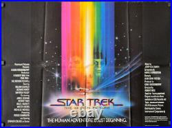 Star Trek The Motion Picture'79 Orig 30x40 Uk Quad Movie Poster William Shatner