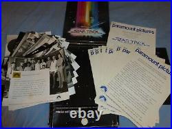 Star Trek The Motion Picture Deluxe Press Kit 1979 with 13 photos & information