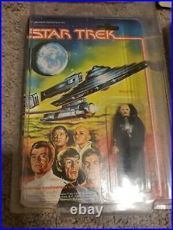 Star Trek The Motion Picture Mego, 3 RARE ALIENS on ITALIAN CARDS & 3 Crew