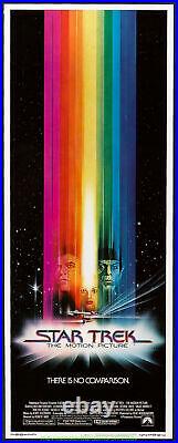 Star Trek The Motion Picture Movie Poster 14 By 36 Inch Insert Size Mint