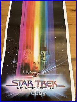 Star Trek The Motion Picture Movie Poster Rolled 1436 1979 Wise Shatner Nimoy