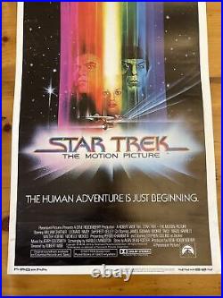 Star Trek The Motion Picture Movie Poster Rolled 1436 1979 Wise Shatner Nimoy