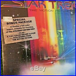 Star Trek The Motion Picture Original 1979 Album Special Bonus Package Vinyl LP