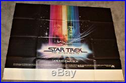 Star Trek The Motion Picture Original 1979 XL Movie Poster 45 x 60 Subway