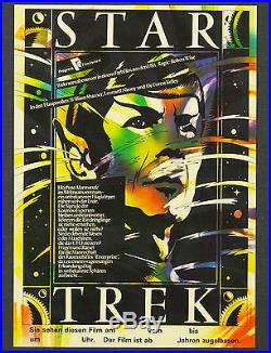 Star Trek The Motion Picture Original East German Movie Poster. Spock