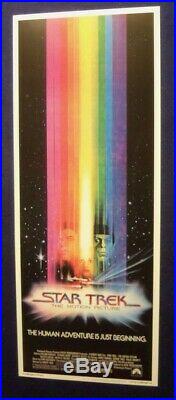 Star Trek The Motion Picture Original Rolled 14x36 Movie Poster 1978 Insert