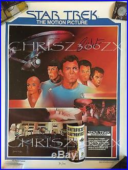 Star Trek The Motion Picture Poster SIGNED William Shatner #36/50 1979 SDCC 2016