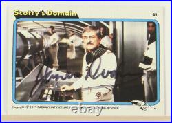 Star Trek The Motion Picture Signed Autograph Topps Card James Doohan