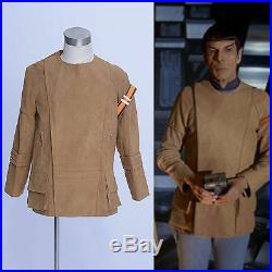 Star Trek The Motion Picture Spock Kirk Brown Jacket Suede Coat Uniform Tailored