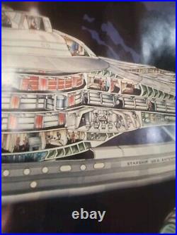 Star Trek The Motion Picture Starship U. S. S. Enterprise 1979 Poster Cut Away 48