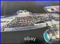 Star Trek The Motion Picture Starship U. S. S. Enterprise 1979 Poster X-ray