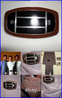 Star Trek The Motion Picture TMP Uniform Bio Monitor Belt Buckle Device x2