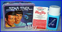 Star Trek The Motion Picture Tin Lunchbox 1979 Thermos King Seeley